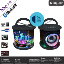 Factory made 10 fashion outlook color designs cd player with wireless bluetooth speaker
